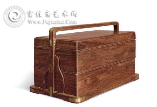 明末清初 黃花梨大提盒