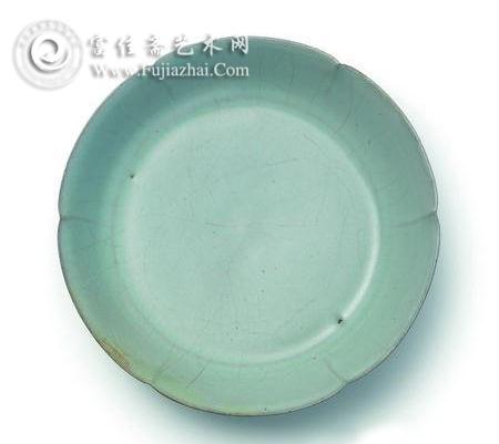 北宋汝窯葵花洗