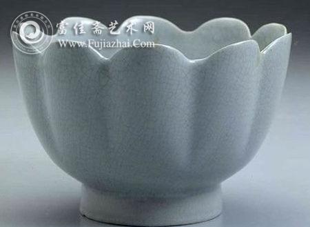 北宋汝窯蓮花碗