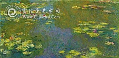 拍得8061萬美元的《睡蓮》
